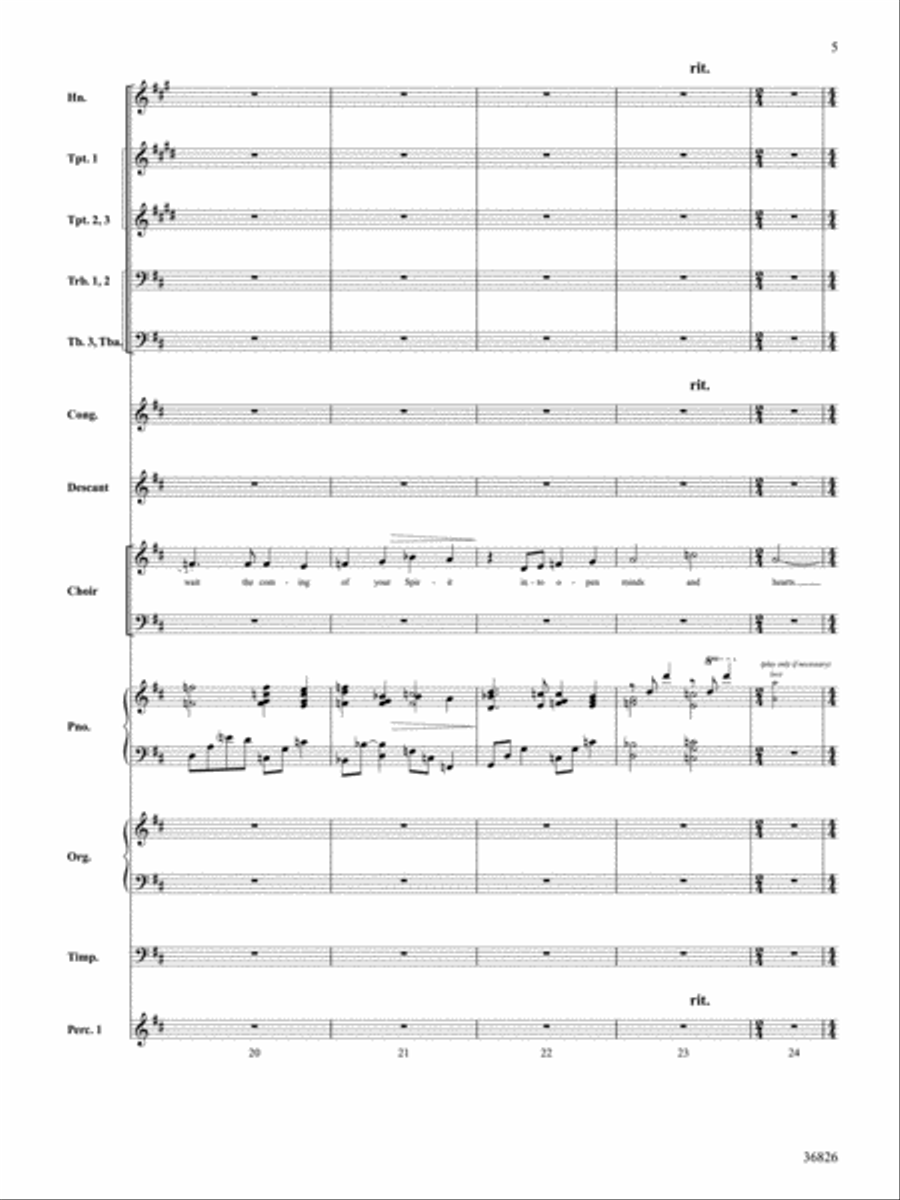 God Is Here Choir scores gallery preview page 6