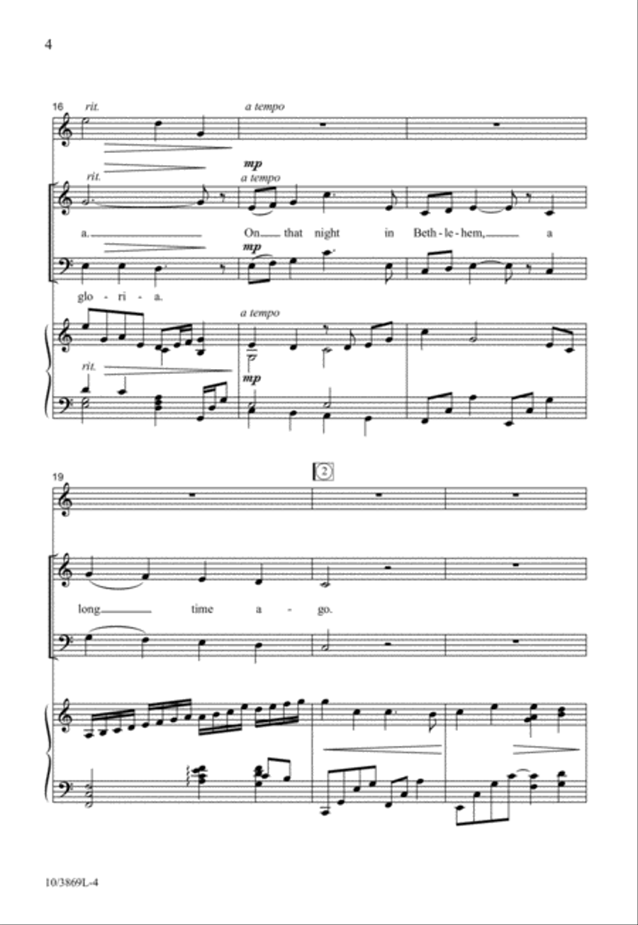 On that Night in Bethlehem 2-Part scores gallery preview page 4