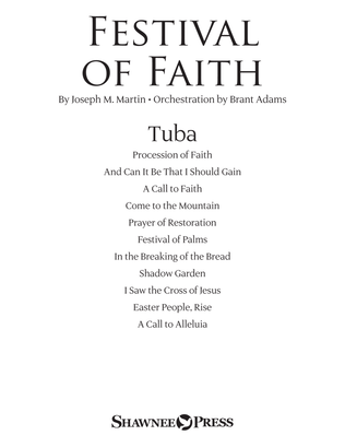 Book cover for Festival of Faith - Tuba