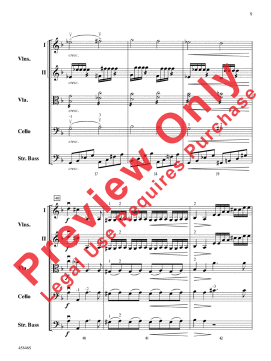 Dies Irae String Orchestra scores gallery preview page 9