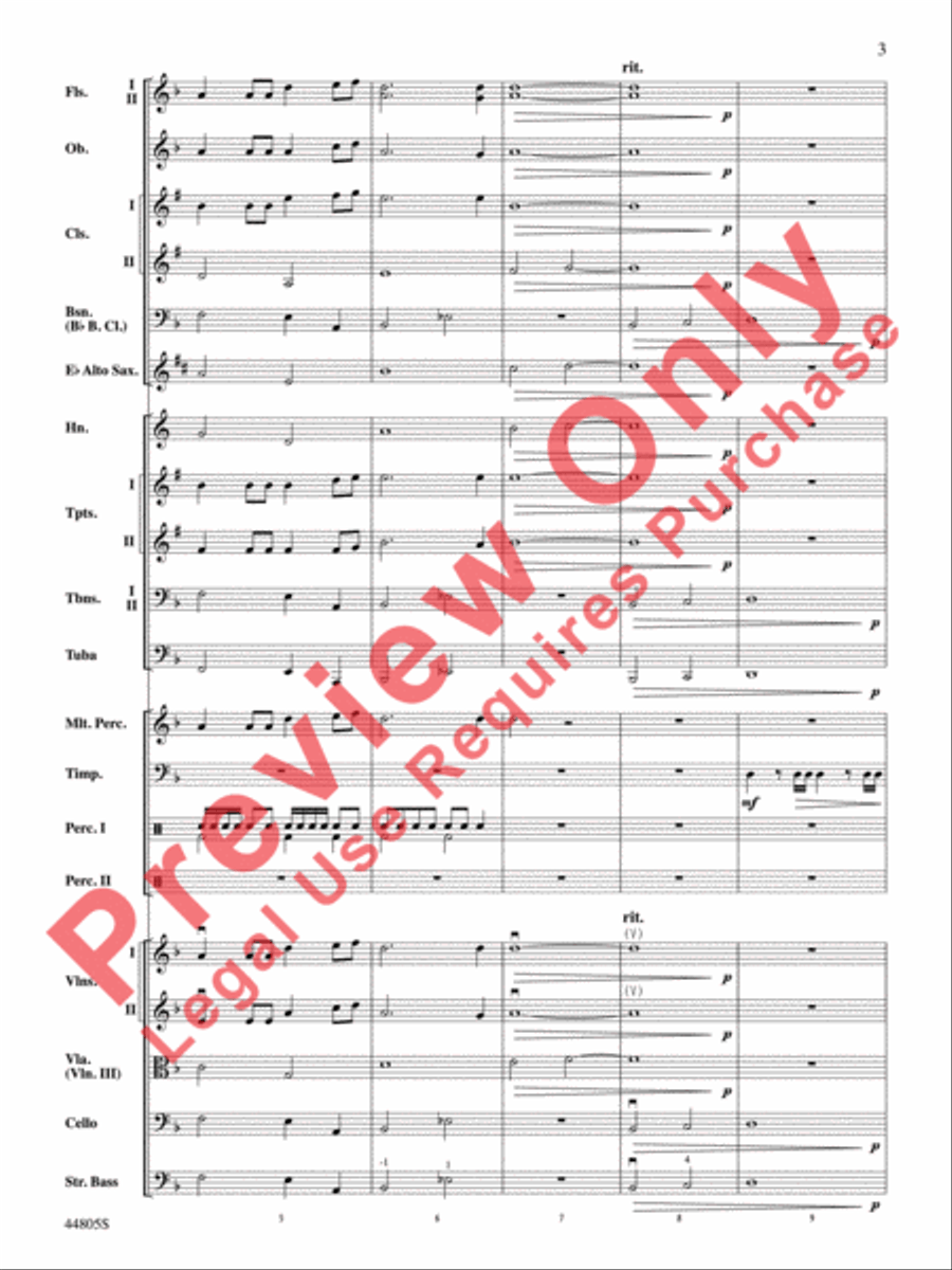 Realms of Endless Day Realms of Endless Day Full Orchestra scores gallery preview page 4