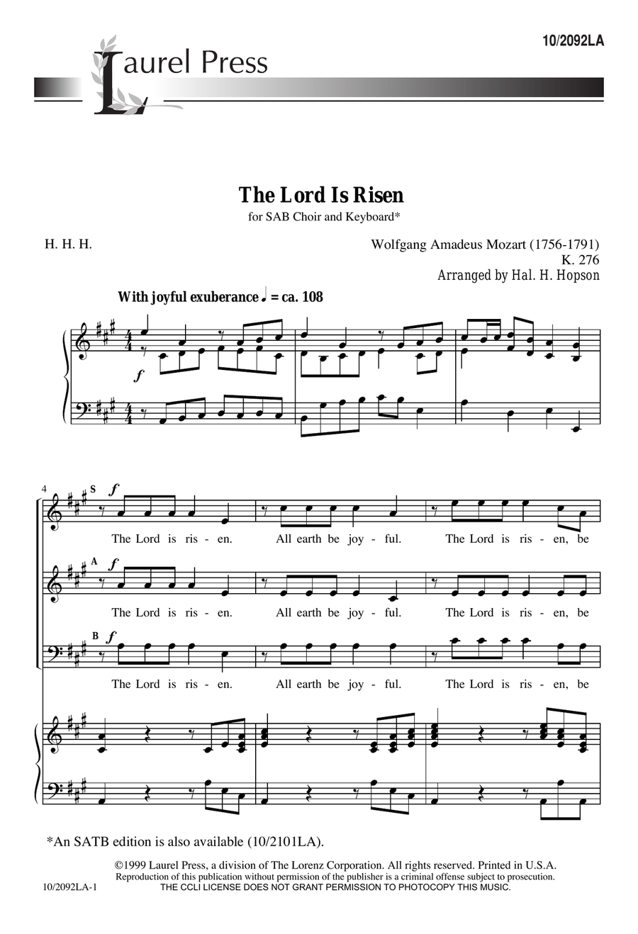 The Lord is Risen