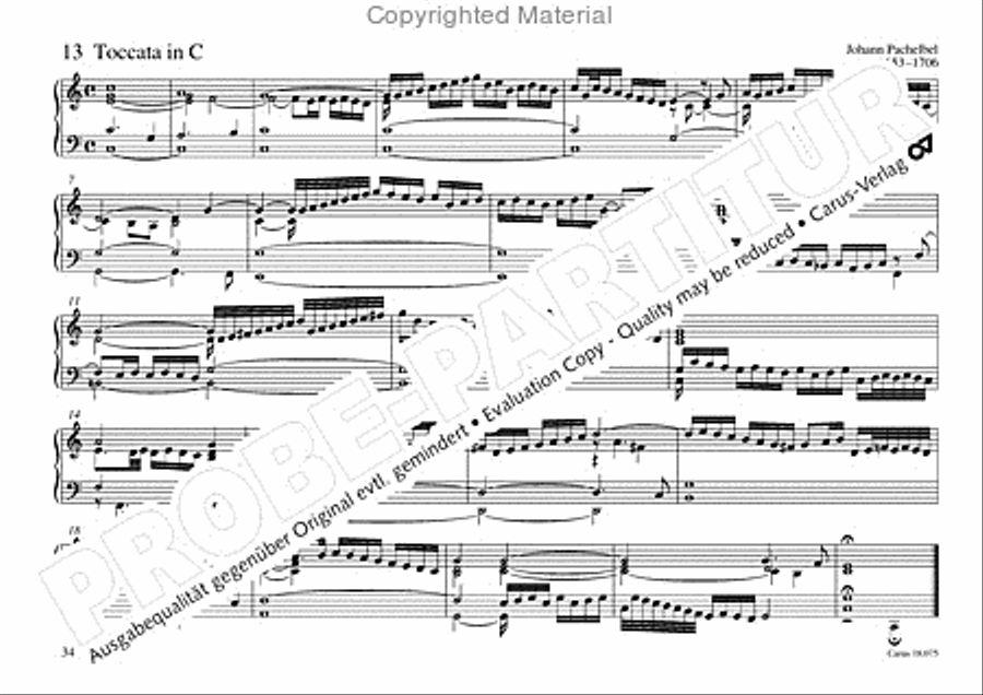 Freiburger Orgelbuch: Stammteil Organ Solo scores gallery preview page 35