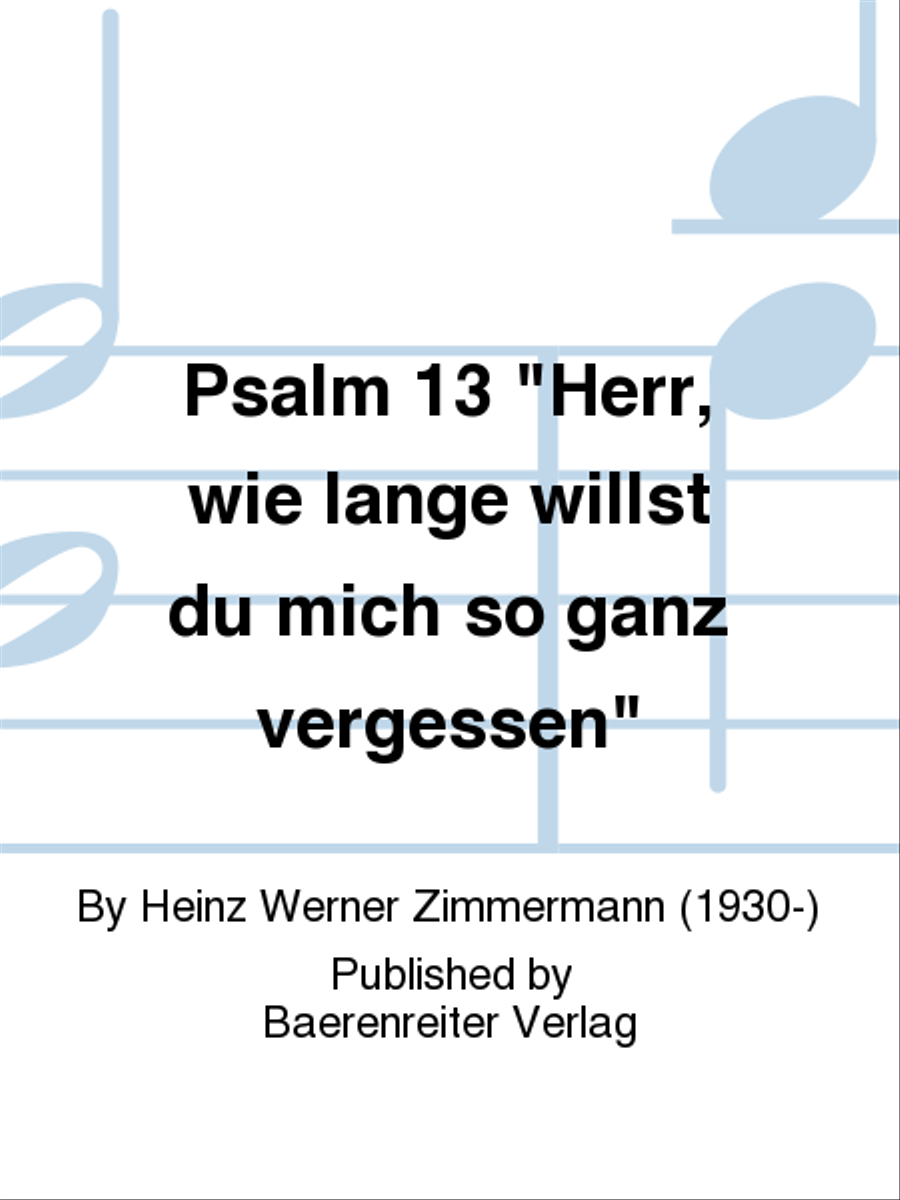 Psalm 13 