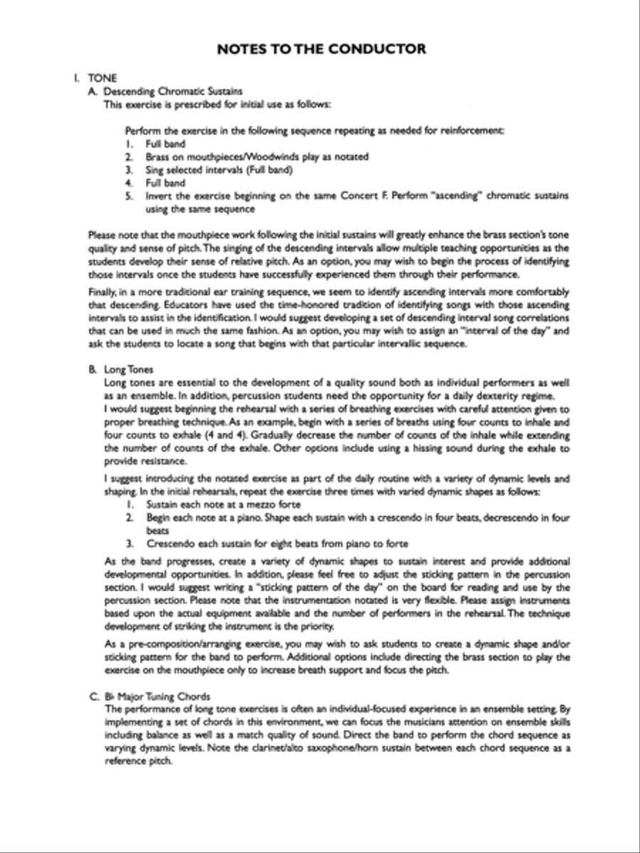 Symphonic Band Clinic Symphonic Band Clinic Concert Band scores gallery preview page 3