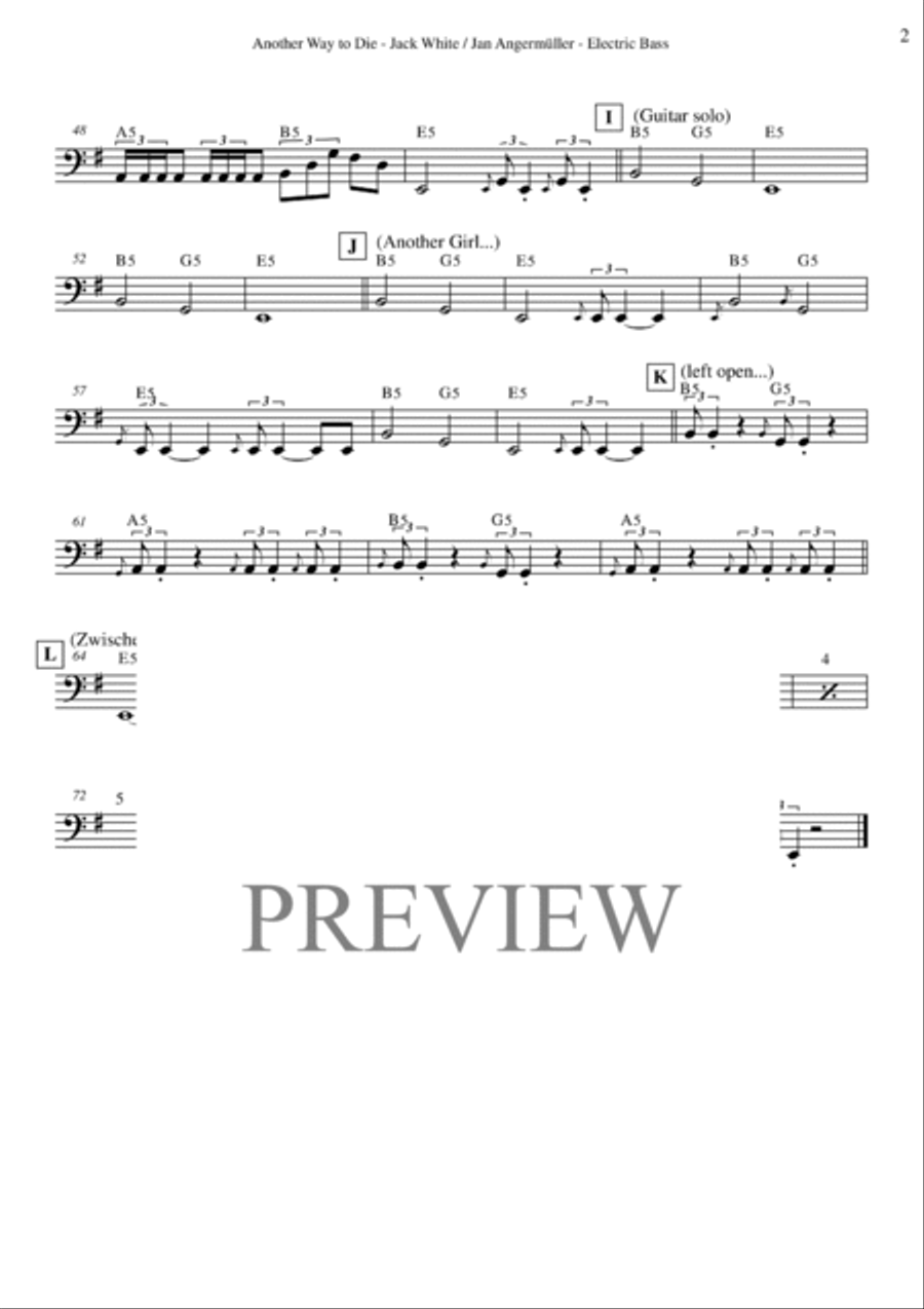 Another Way To Die Small Ensemble scores gallery preview page 3