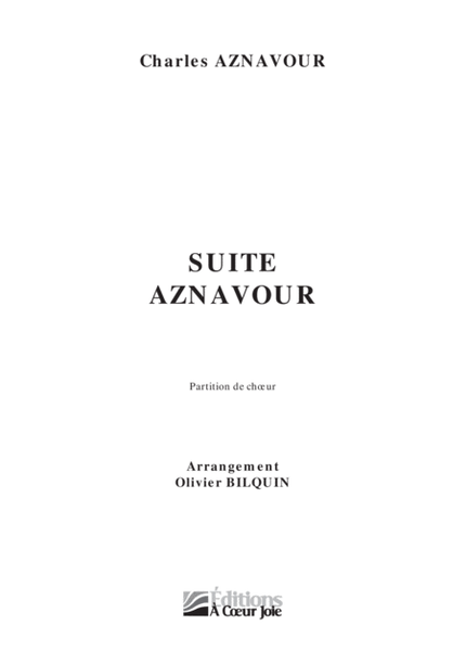 Suite Aznavour - Bilquin - Choeur Seul