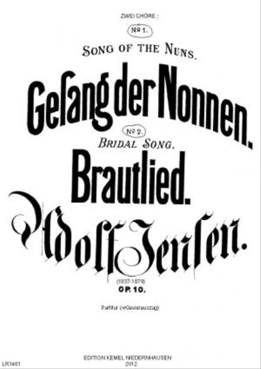 Zwei Chöre, op. 10 Choir scores gallery preview page 1