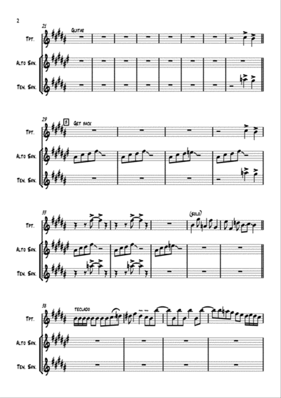 Get Back Small Ensemble scores gallery preview page 2