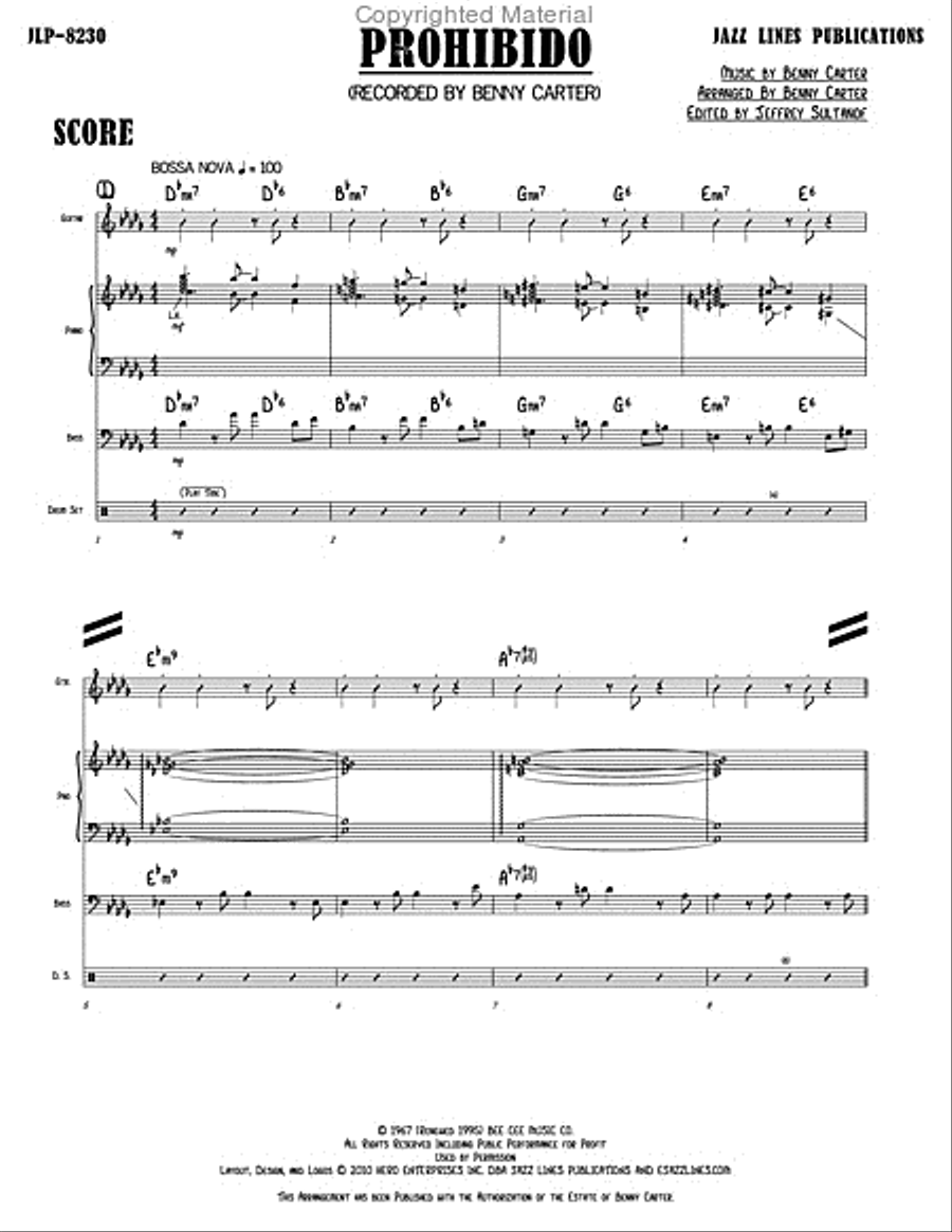 Prohibido Jazz Ensemble scores gallery preview page 4