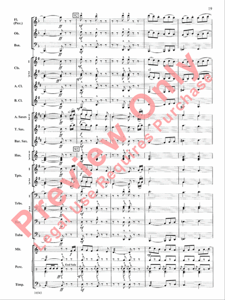 The Emerald Isle The Emerald Isle Concert Band scores gallery preview page 20