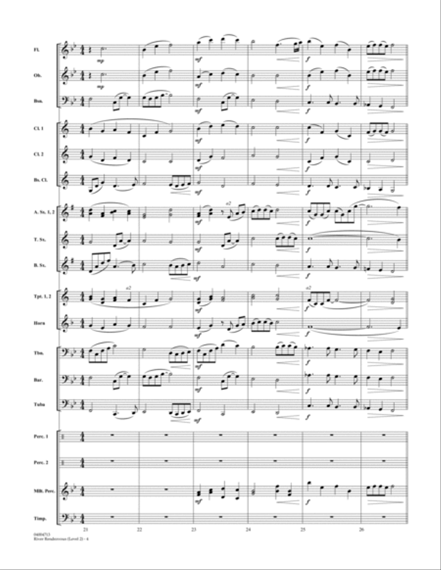 River Rendezvous - Full Score (Level 2) Score scores gallery preview page 4