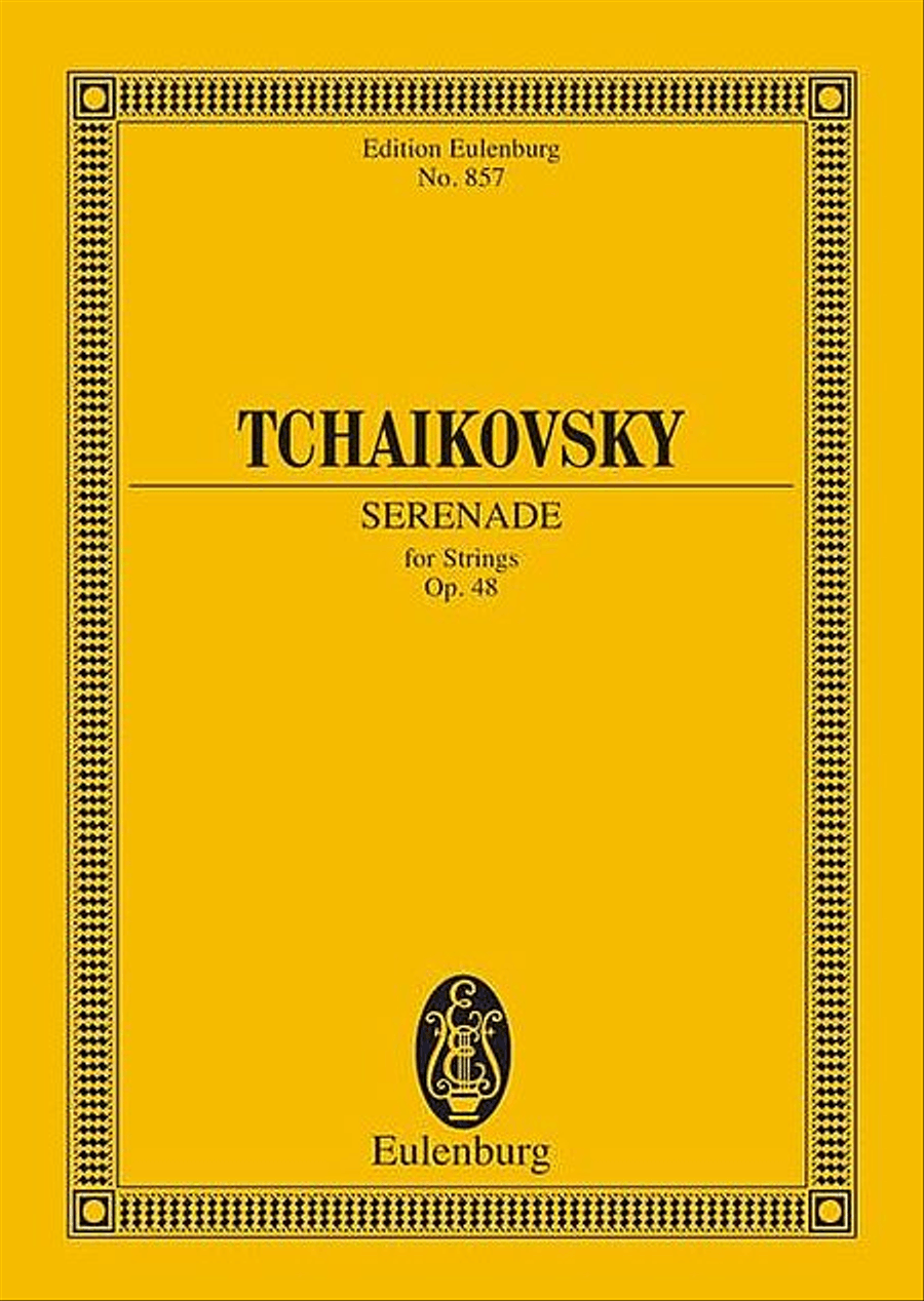 Serenade in C Major, Op. 48 Orchestra scores gallery preview page 1