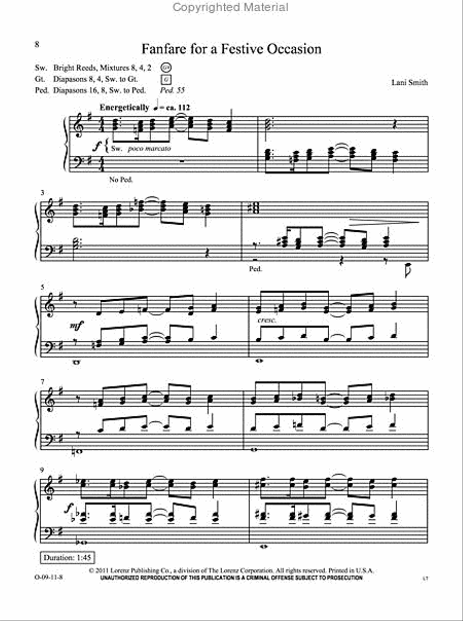 Easy Organ Library, Vol. 52 Organ Solo scores gallery preview page 2