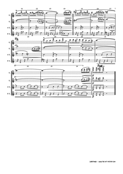 Libertango (shorter version) - Astor Piazolla - Tango Nuevo - Flute Quartet