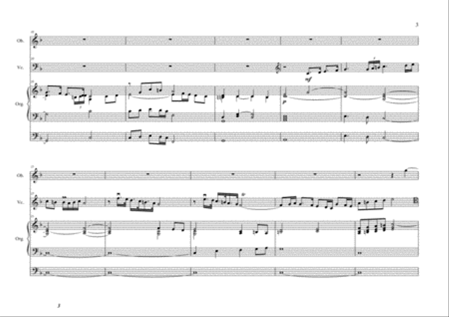 ADAGIO - D. Zipoli - Arr. for Oboe, Cello and organ image number null