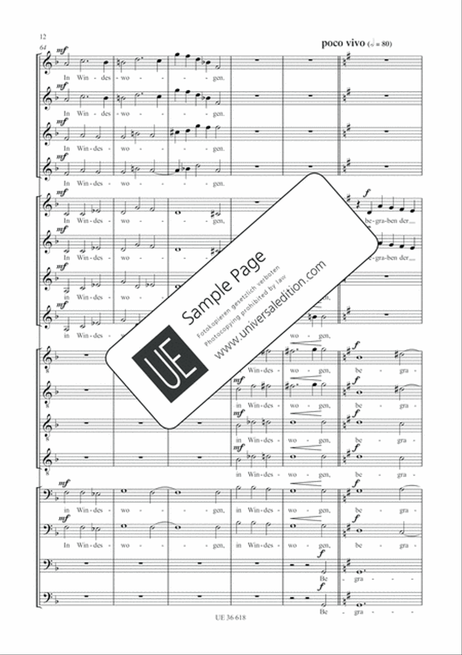 Im Sommerwind Im Sommerwind 4-Part scores gallery preview page 14