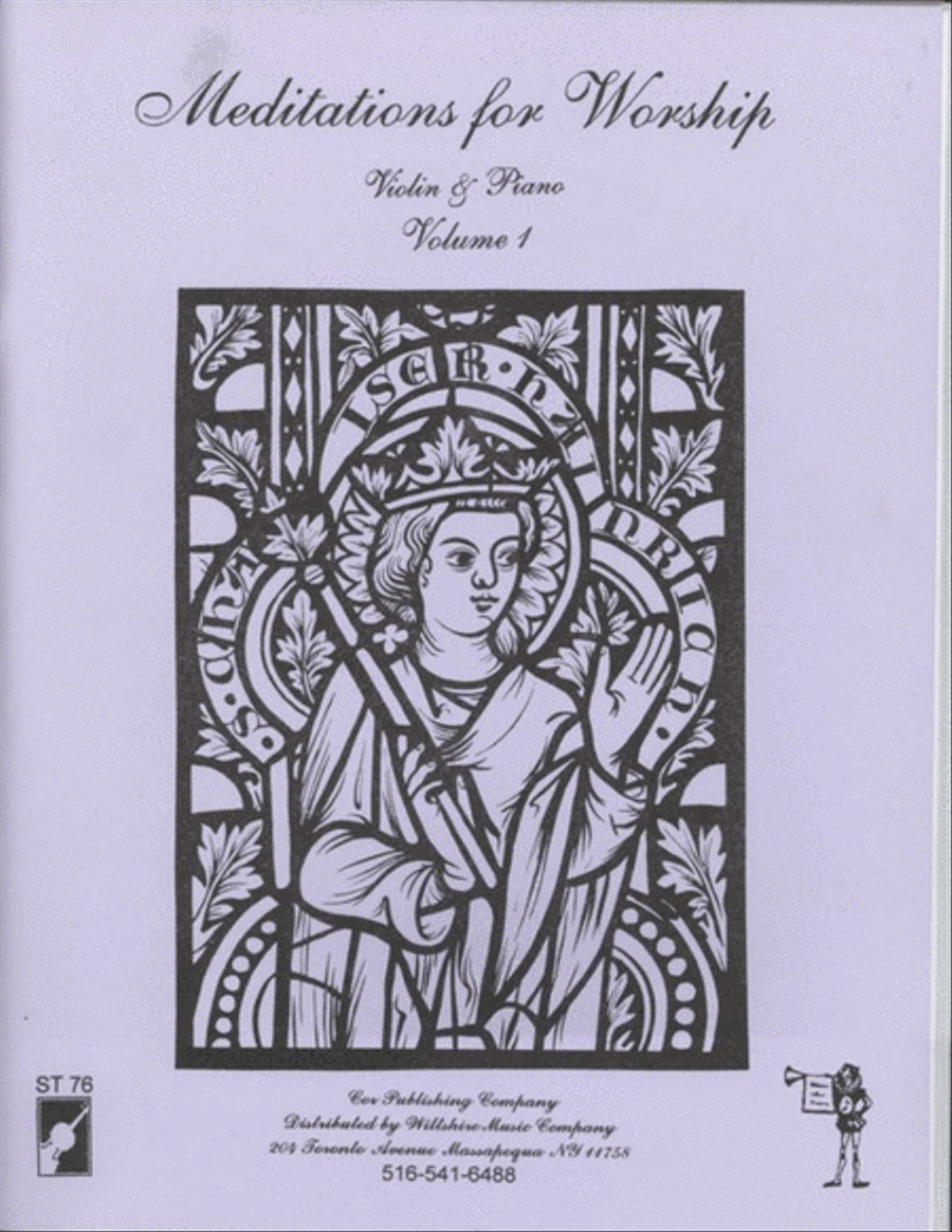 Meditations for Worship - Volume I Violin Solo scores gallery preview page 1