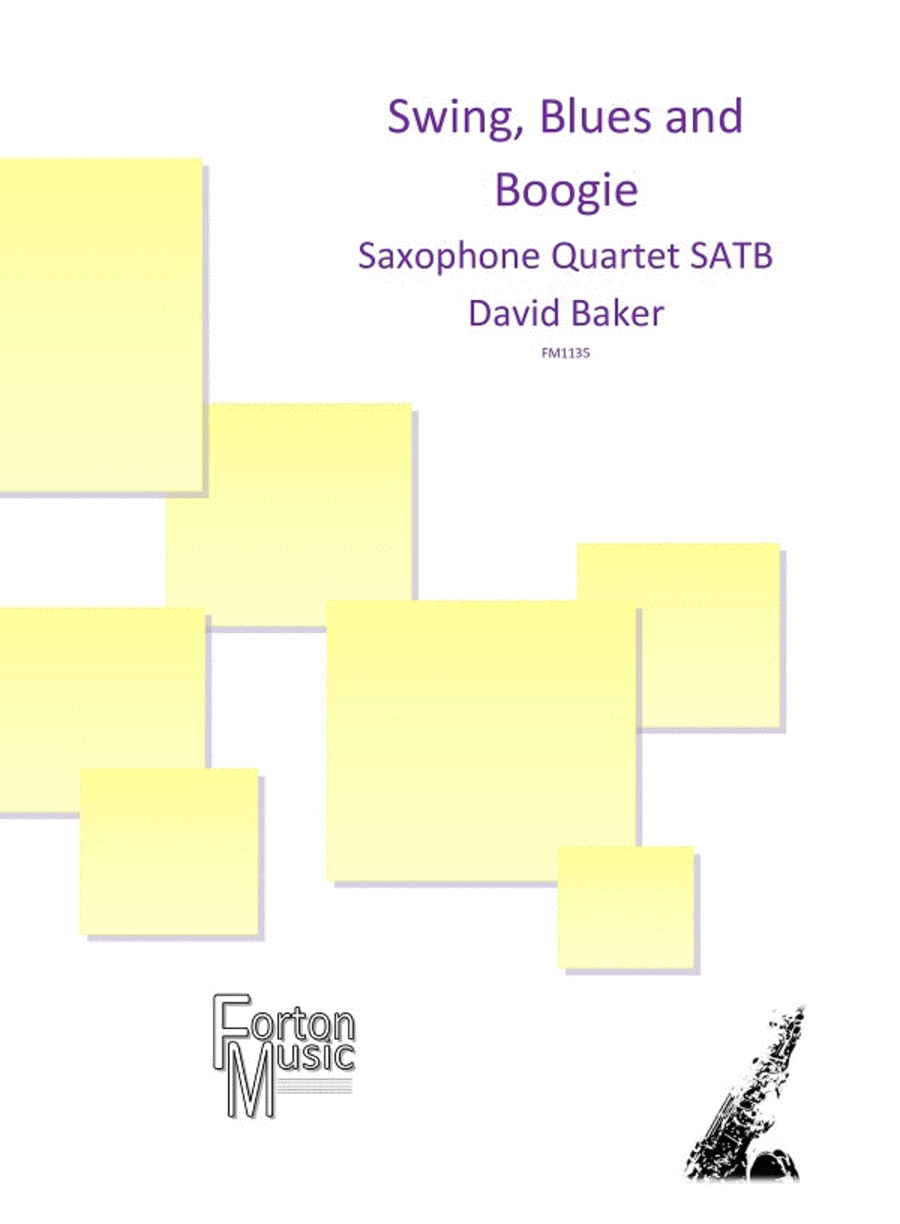 Swing, Blues and Boogie Swing, Blues and Boogie Saxophone Quartet scores gallery preview page 1