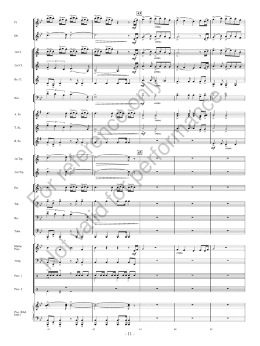 Call Of Champions Concert Band scores gallery preview page 12