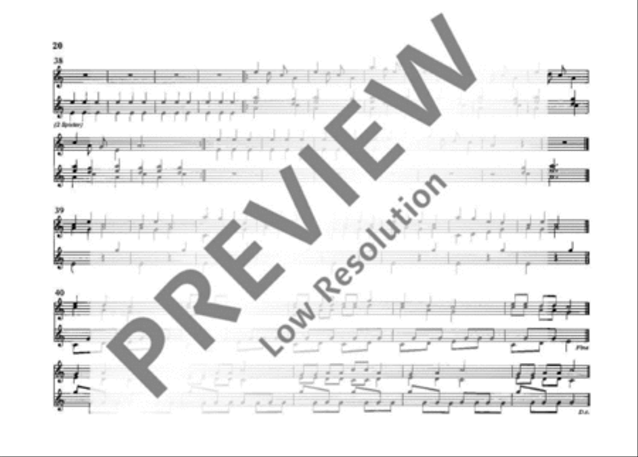 Erstes Spiel am Xylophon Percussion scores gallery preview page 21