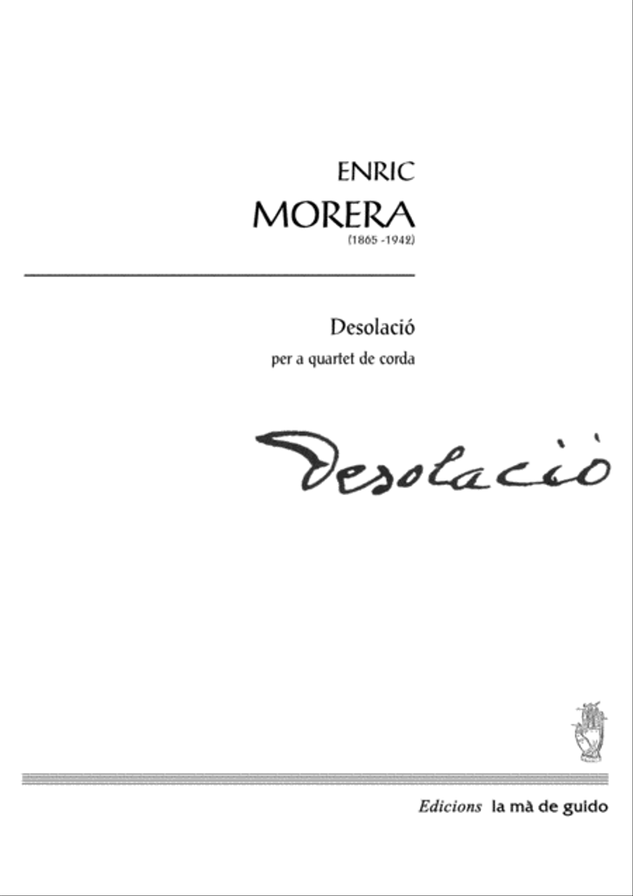 Desolació String Orchestra scores gallery preview page 1