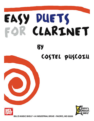 Book cover for Easy Duets for Clarinet