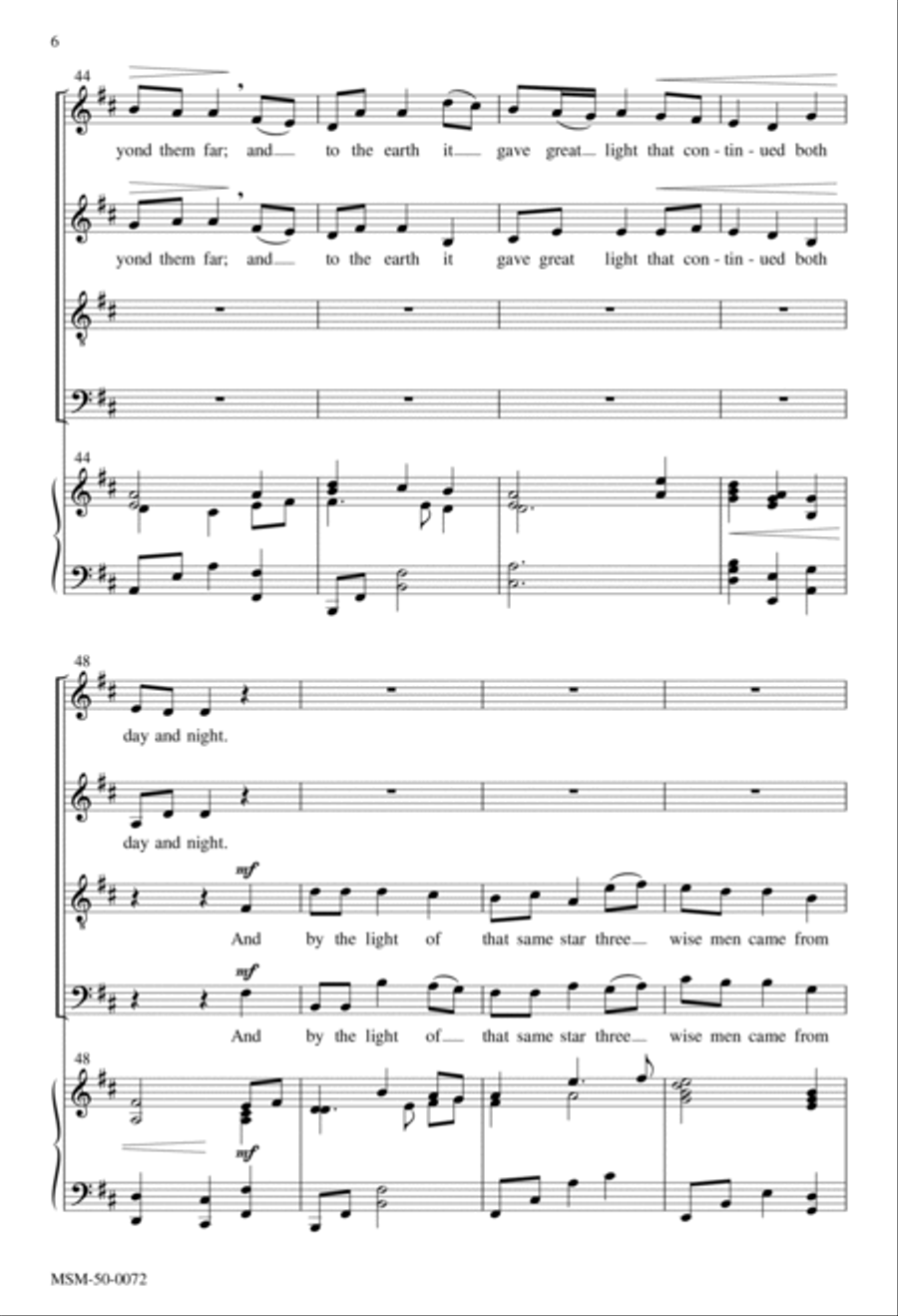 The First Nowell Divisi scores gallery preview page 5