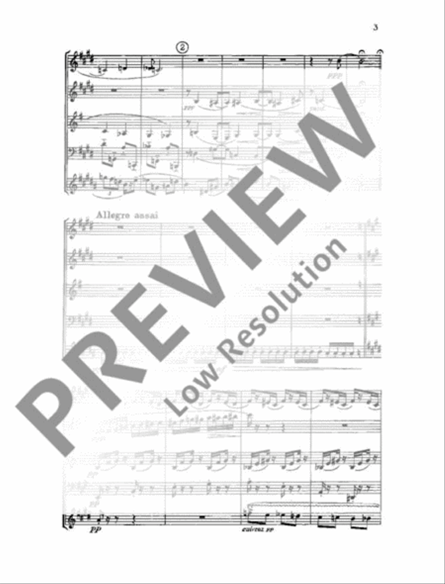 Quintet No. 1 Woodwind Quintet scores gallery preview page 4
