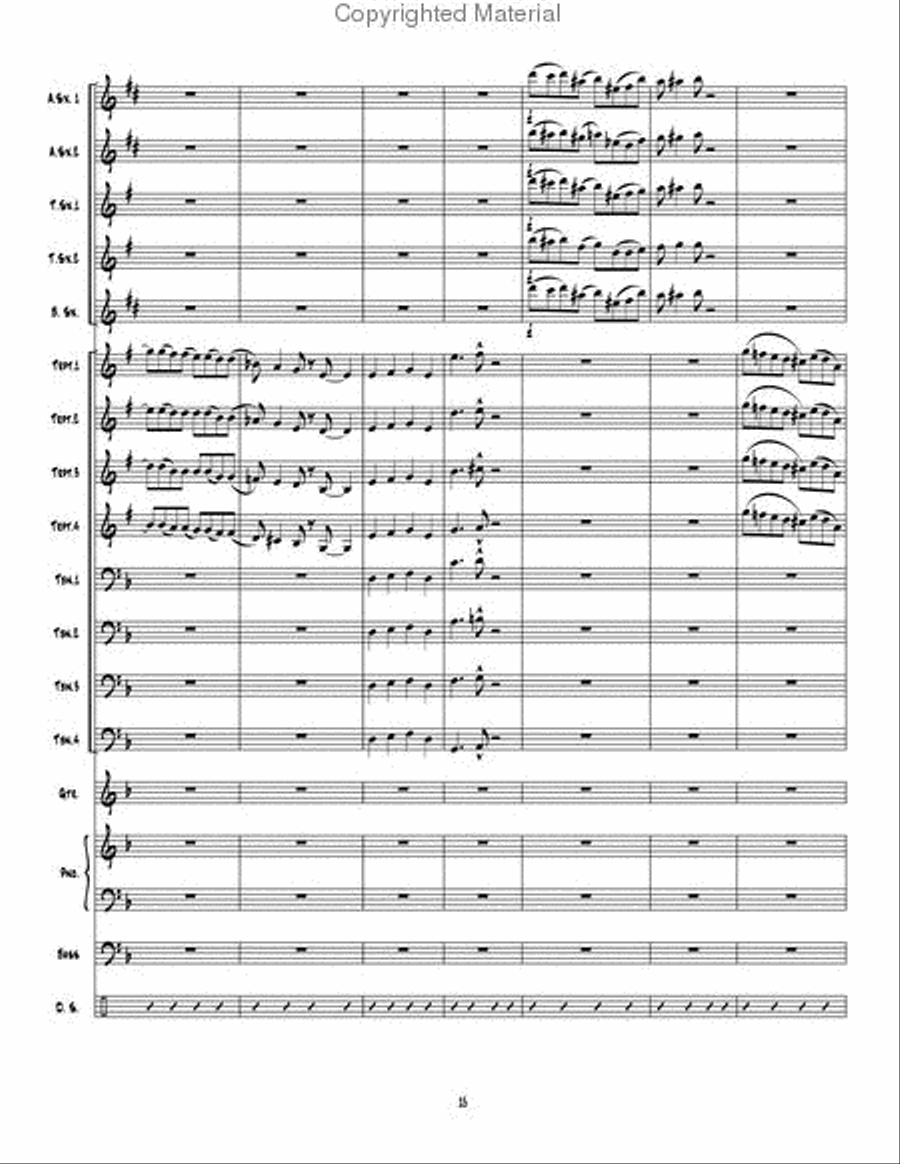 Nerve Damage Nerve Damage Jazz Ensemble scores gallery preview page 16