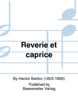 Book cover for Rêverie et caprice