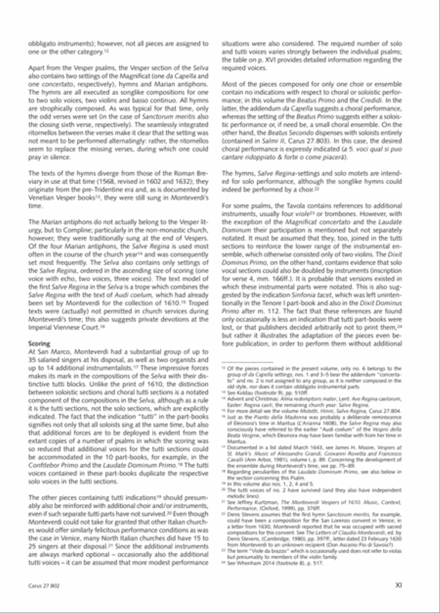 Salmi I (Selva morale e spirituale) Collection / Songbook scores gallery preview page 12