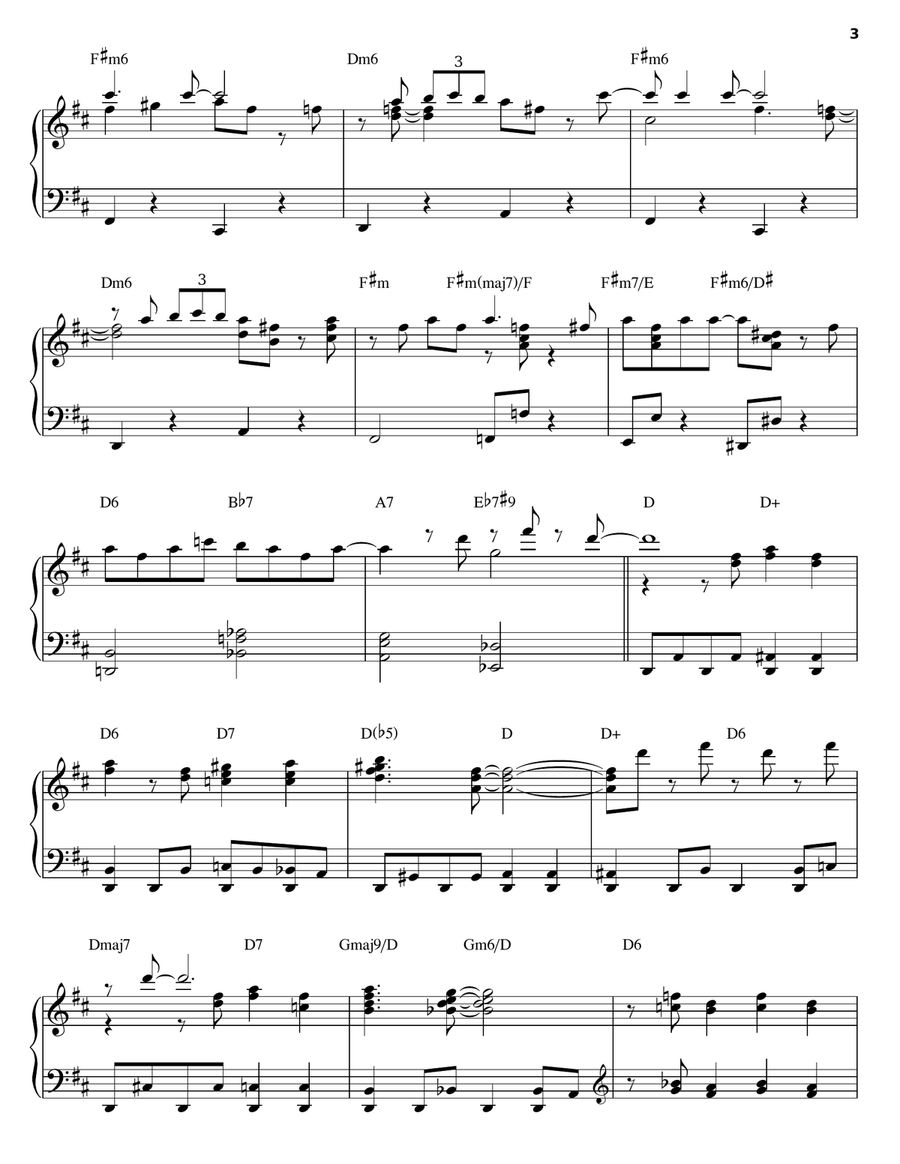 Clarinade Clarinade Piano Solo scores gallery preview page 3