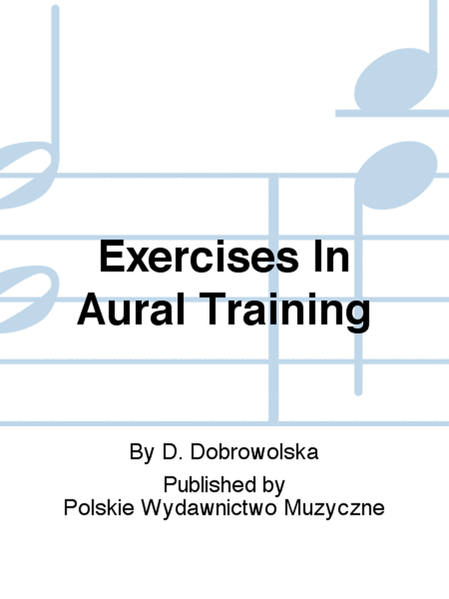 Exercises In Aural Training