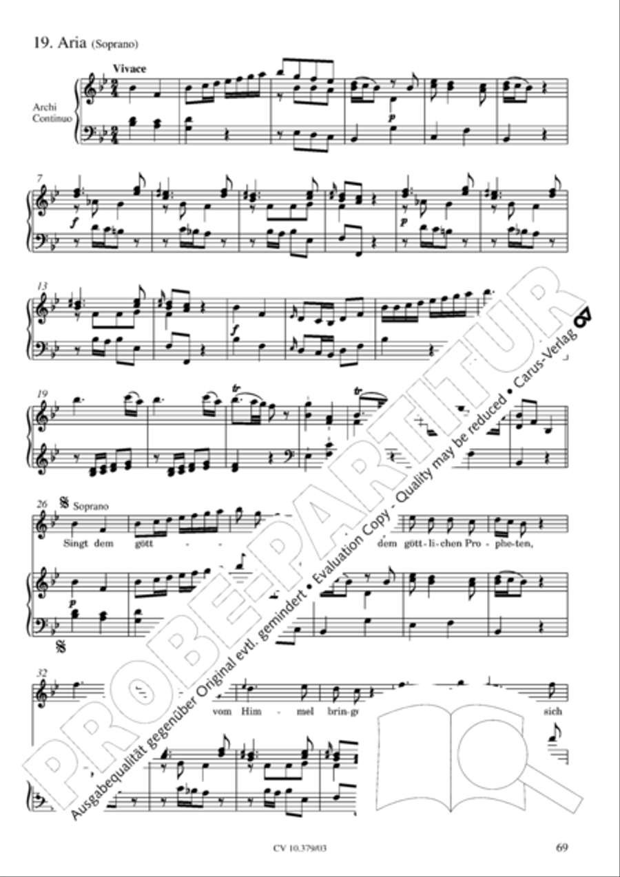 Der Tod Jesu 4-Part scores gallery preview page 70