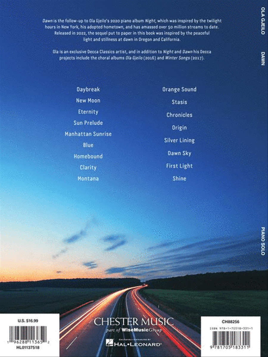Dawn Piano Solo scores gallery preview page 7