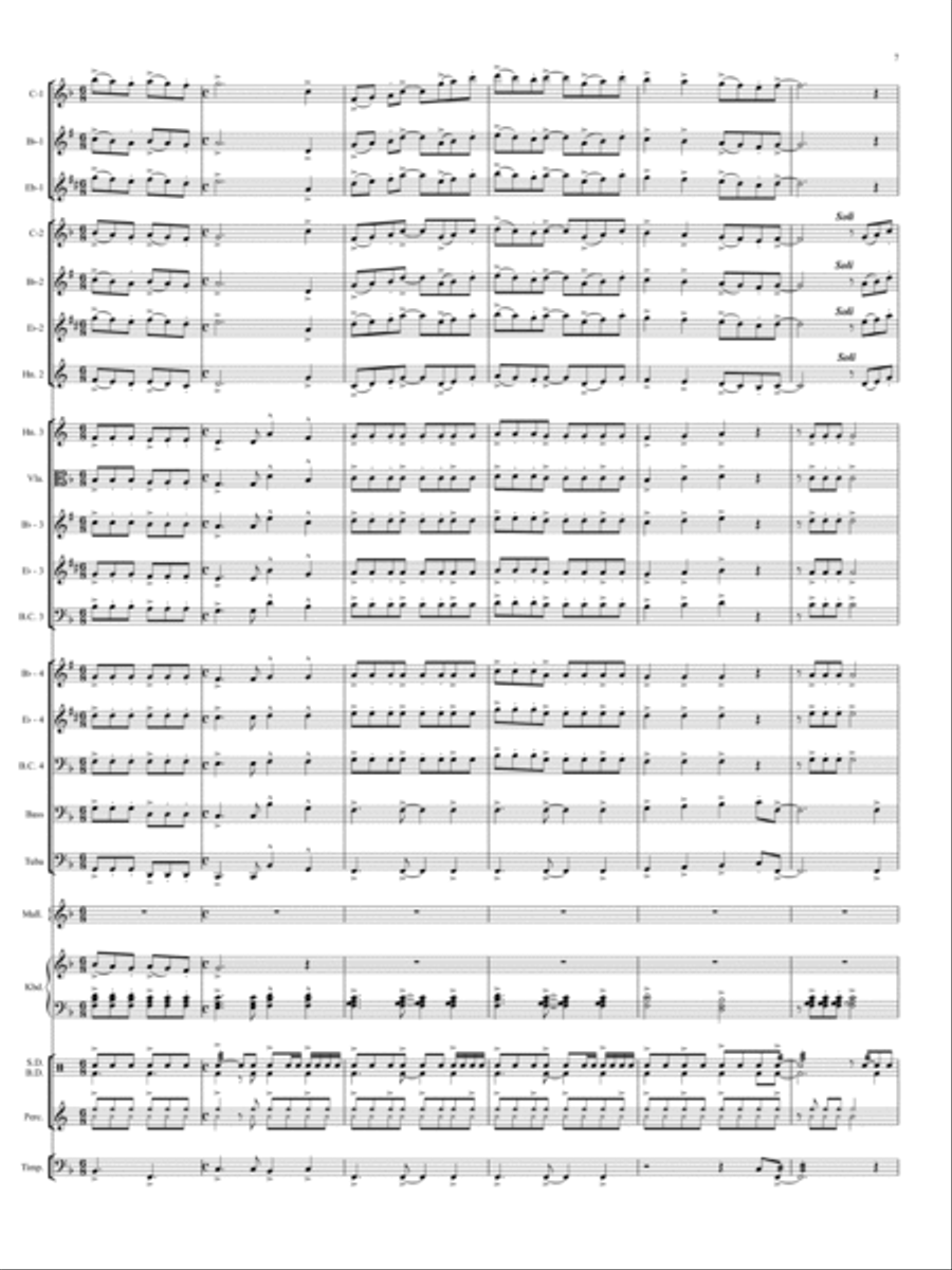 Brandon Bay Brandon Bay Concert Band scores gallery preview page 6