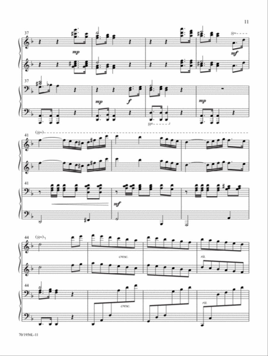 Praises and Prayers Praises and Prayers Piano Duet scores gallery preview page 9