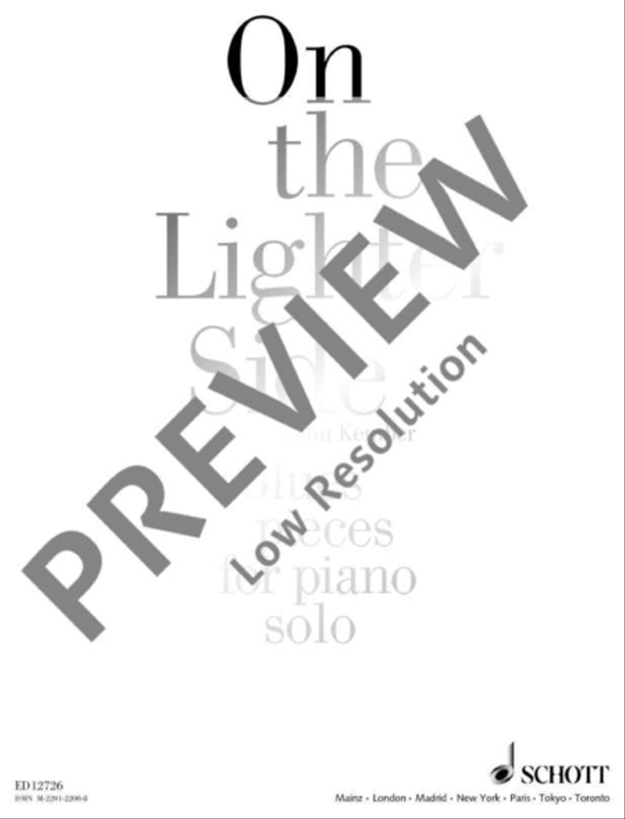 Blues pieces for piano solo Piano Solo scores gallery preview page 2