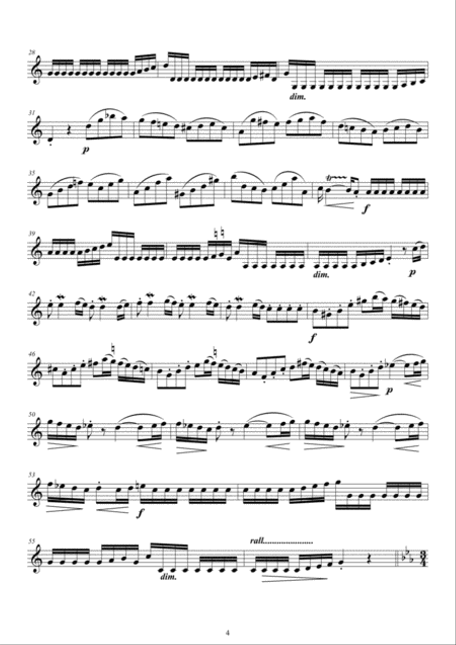 14 Vivaldi's Concertos for String Quartet - Complete Parts String Quartet scores gallery preview page 4