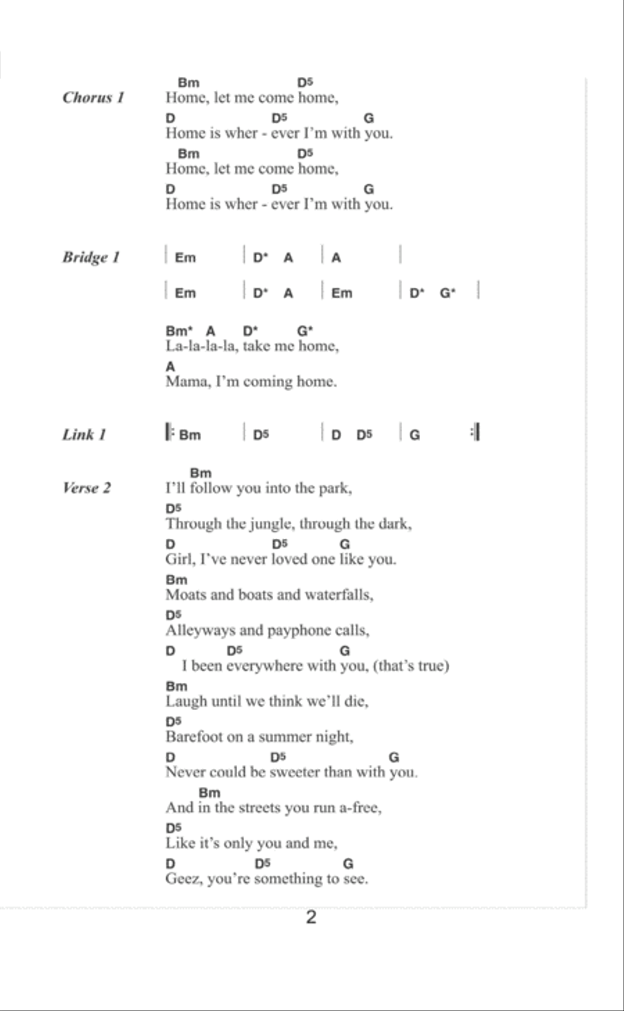Home Guitar scores gallery preview page 2