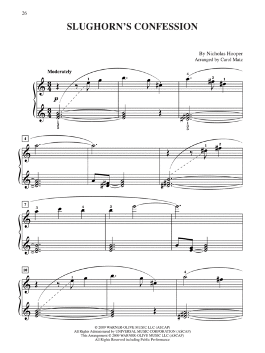 Selections from Harry Potter and the Half-Blood Prince Easy Piano scores gallery preview page 4