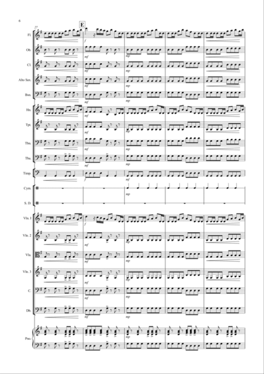 2 Classical Favourites for School Orchestra (volume four) Full Orchestra scores gallery preview page 6
