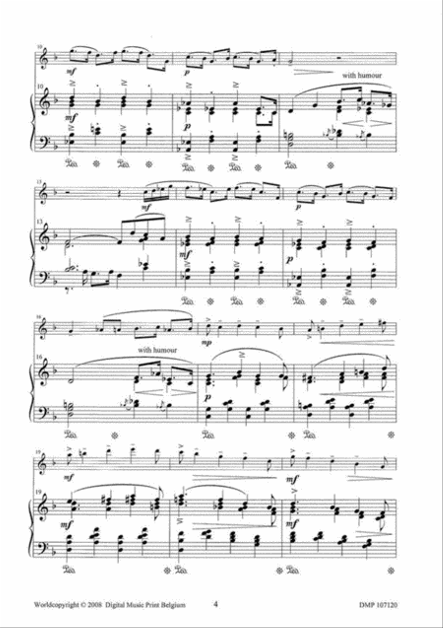 Promenade Flute Solo scores gallery preview page 3