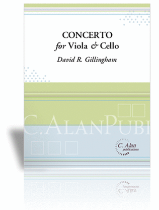 Book cover for Concerto for Viola & Cello (piano reduction)