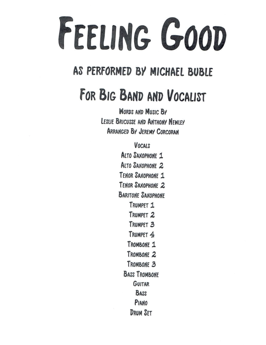 Feeling Good Jazz Ensemble scores gallery preview page 1