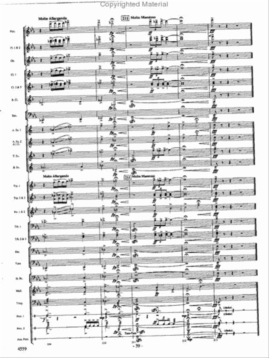 Into the Raging River Into the Raging River Concert Band scores gallery preview page 38