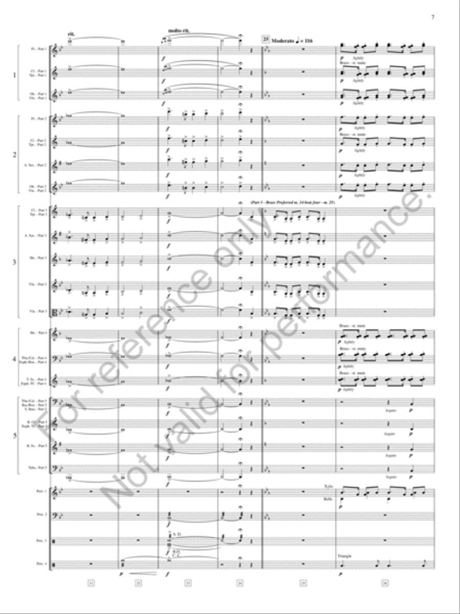 America The Beautiful Concert Band scores gallery preview page 8