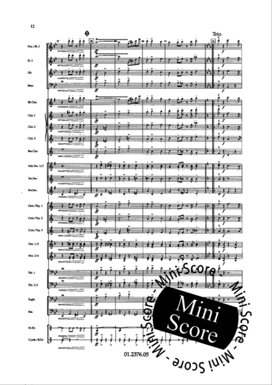 Splashing Sounds Concert Band scores gallery preview page 18