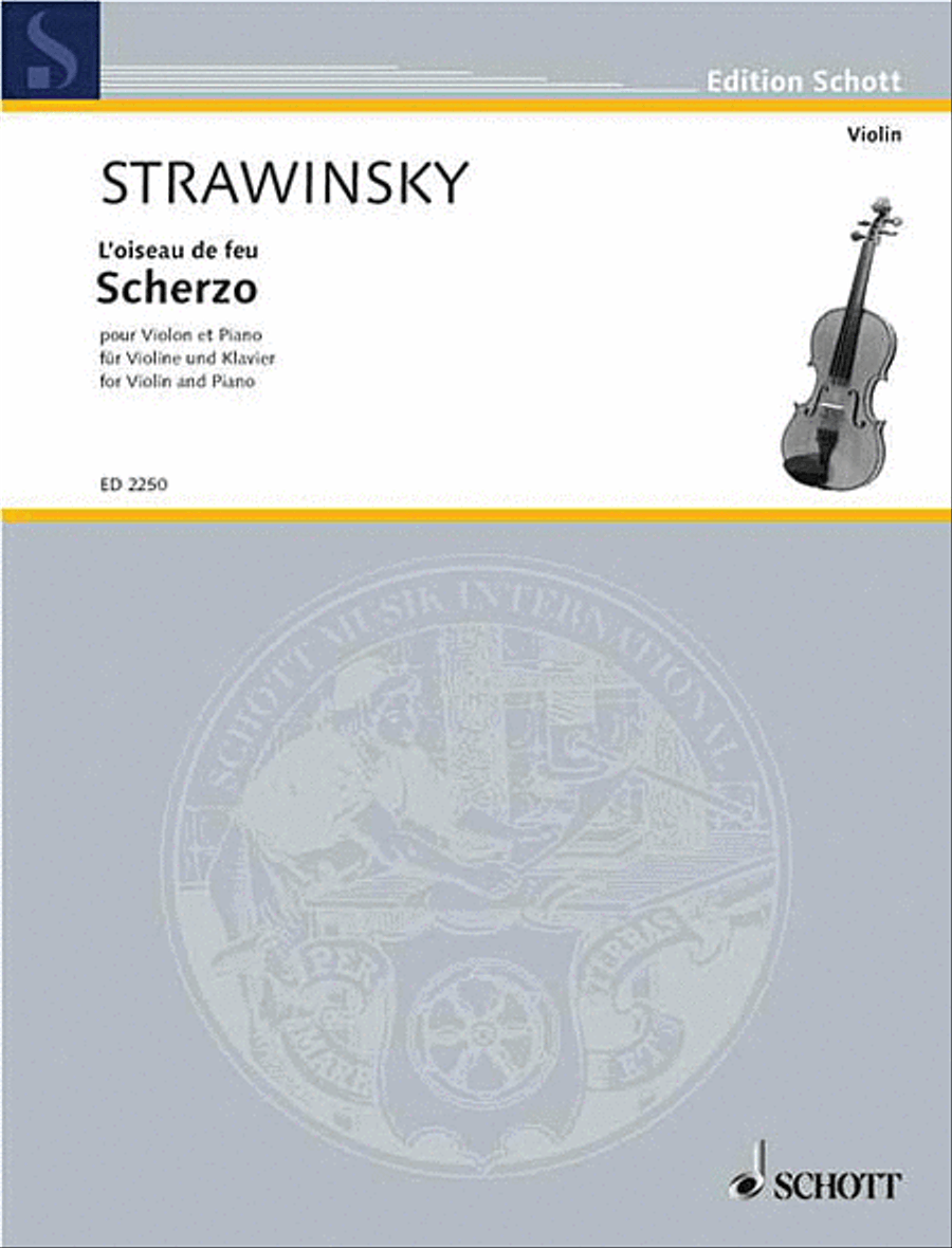 Scherzo from The Firebird Violin Solo scores gallery preview page 1